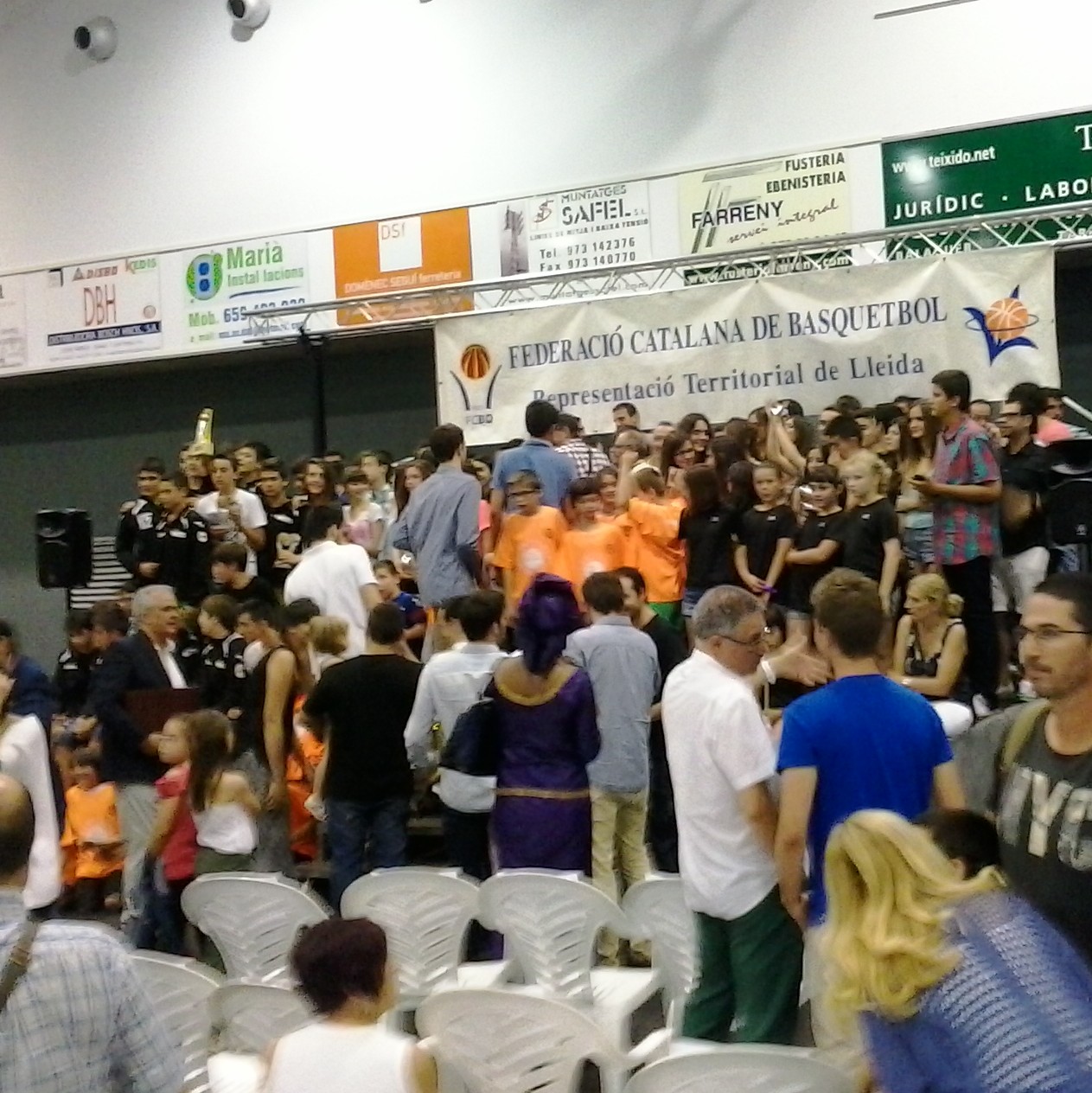 Festa del Bàsquet Lleidata 2013-2014 a Tàrrega.